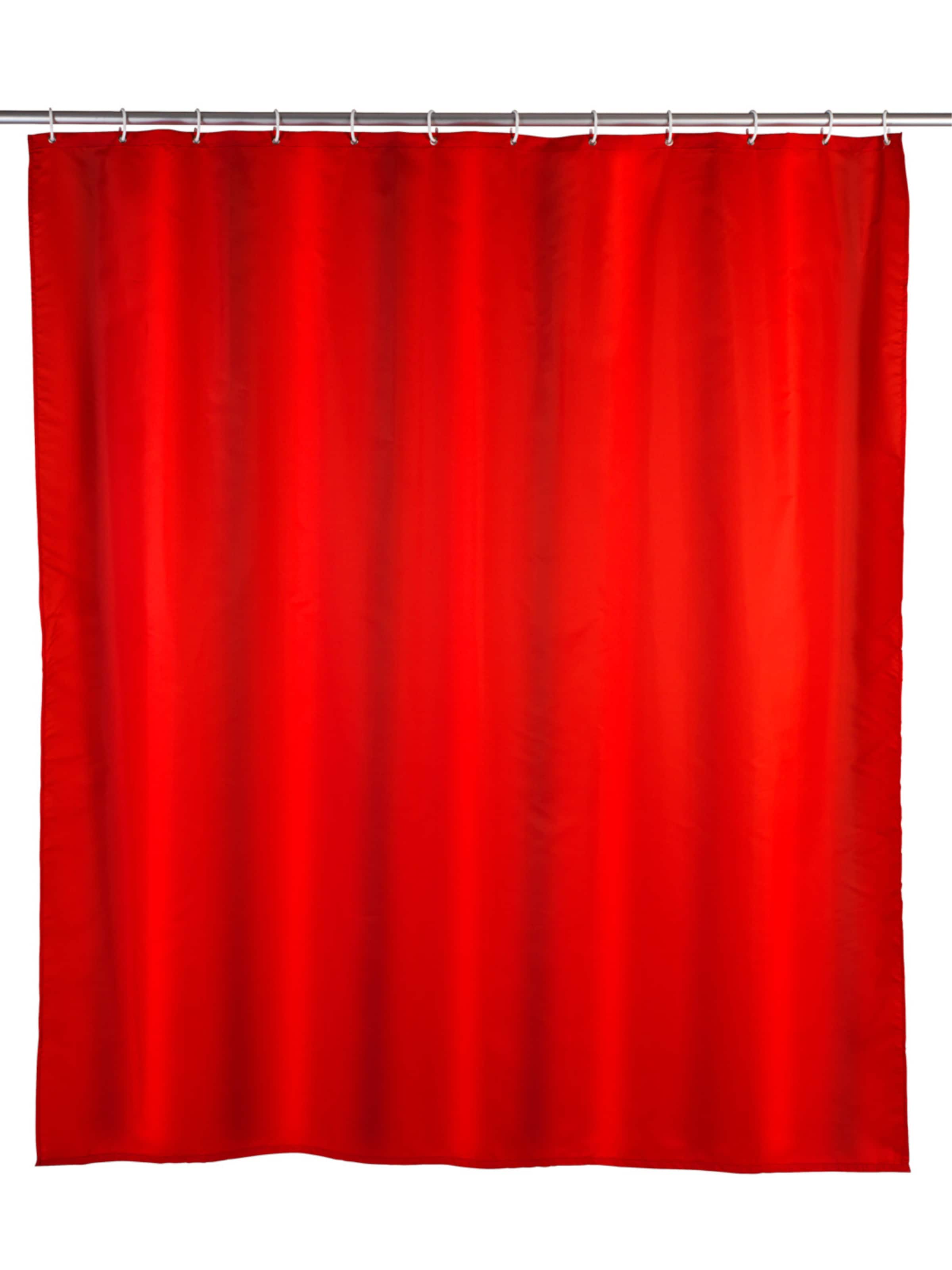 Wenko Duschvorhang in Rot: Vorderseite