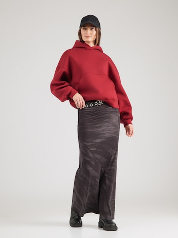 WEEKDAY Sweatshirt 'Petra' i röd