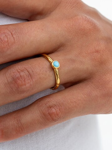 Made by Nami Ring 'Türkiser Edelstein' in Blue
