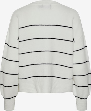 PIECES Sweater 'BEVERLY' in White
