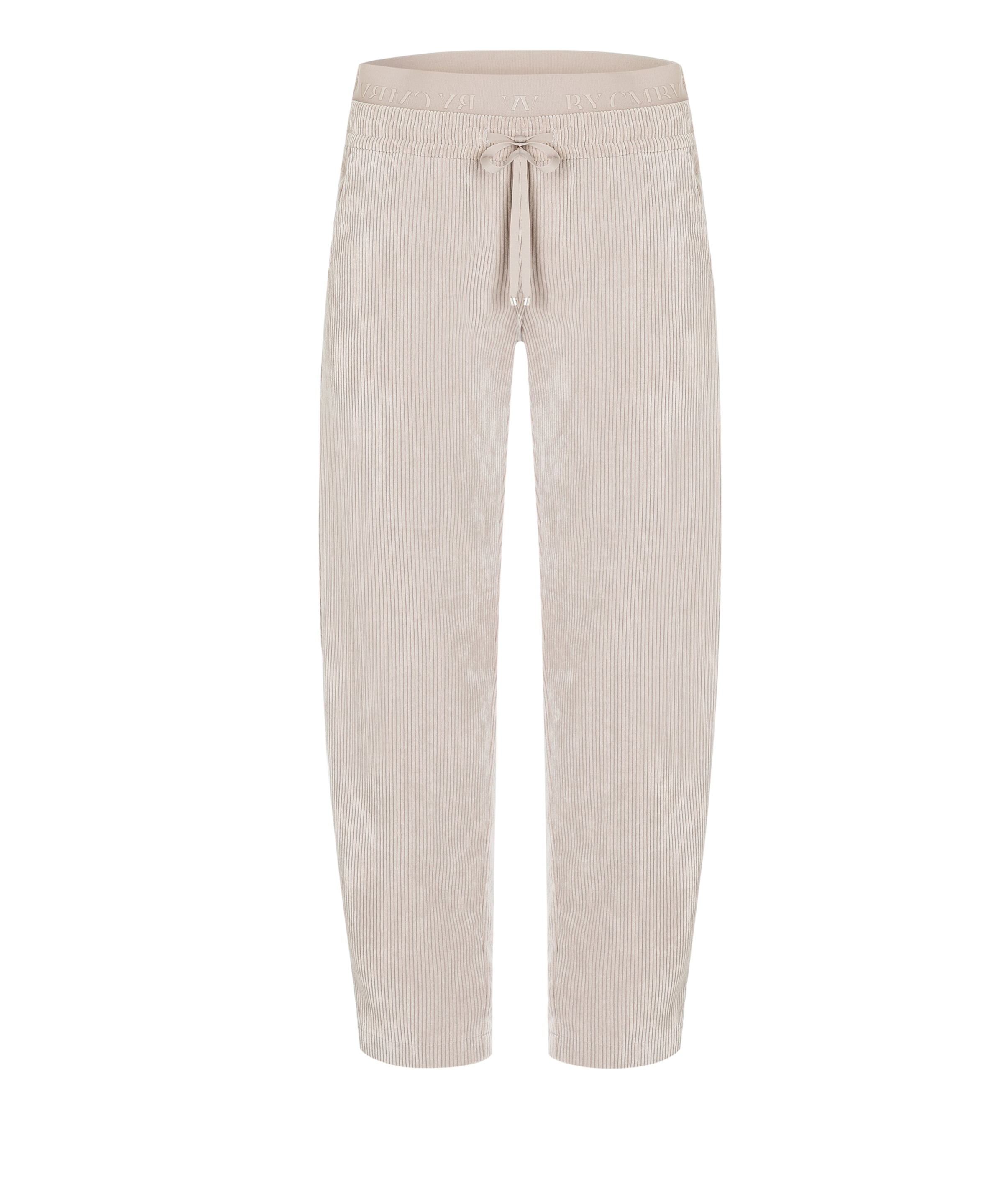 Cambio Tapered Trousers 'Eden' in Beige: front