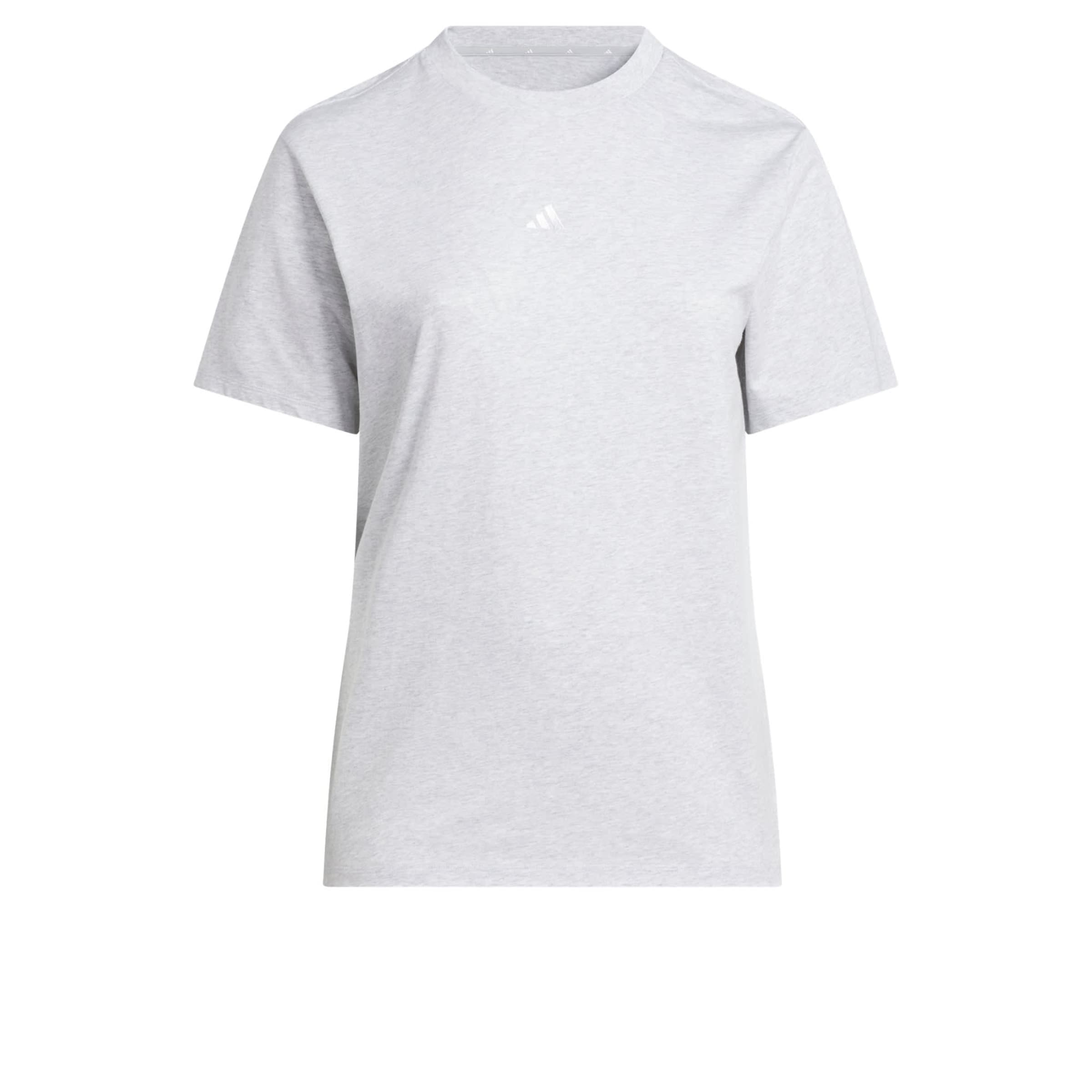 ADIDAS SPORTSWEAR - Camisa funcionais 'Essentials' em cinzento: frente