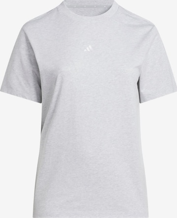 ADIDAS SPORTSWEAR - Camisa funcionais 'Essentials' em cinzento: frente