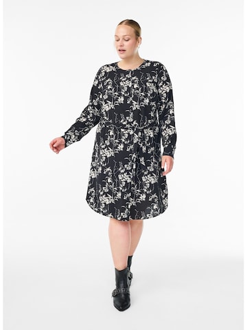 Zizzi Shirt dress 'Vanni' in Black