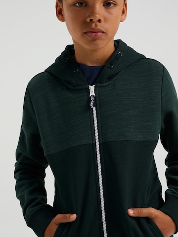 WE Fashion Zip-Up Hoodie in Green