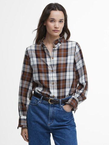 Barbour Blouse 'Violet' in Brown: front