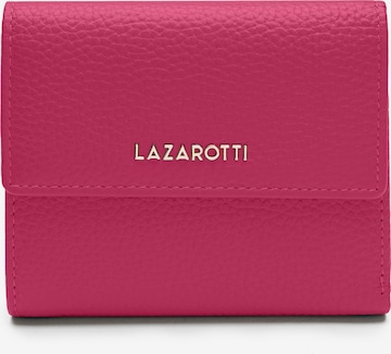 Lazarotti Wallet 'Bologna' in Pink: front