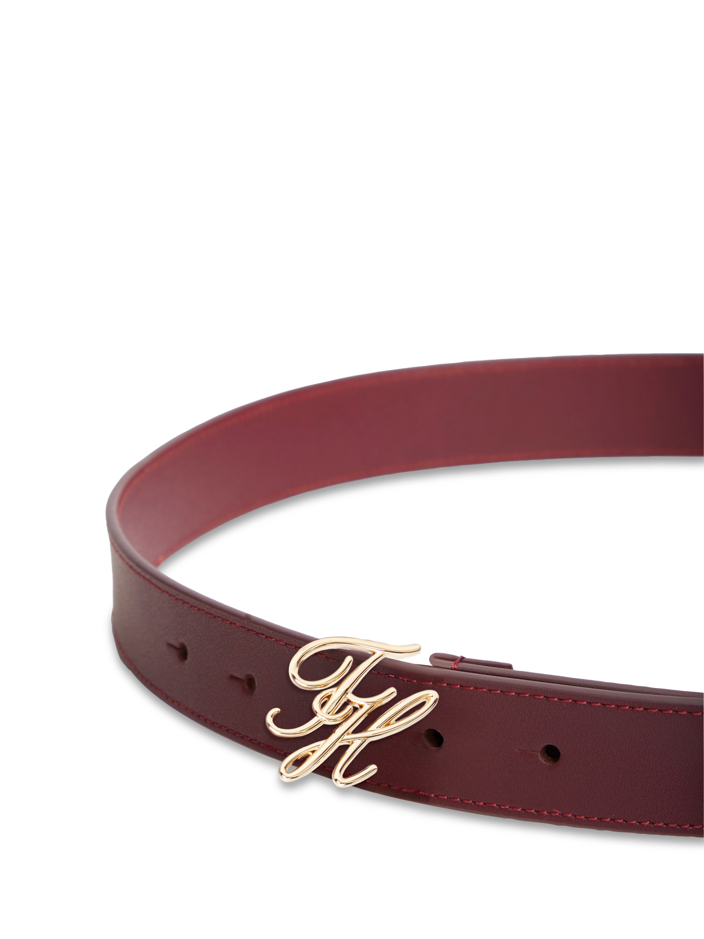 TOMMY HILFIGER - Cinturón 'SCRIPT 3.0' en rojo
