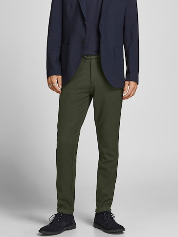 Regular Pantalon chino 'MARCO CONNOR' JACK & JONES en vert : devant