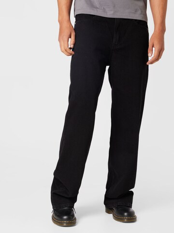 Calvin Klein Jeans - Calças de ganga em preto: frente