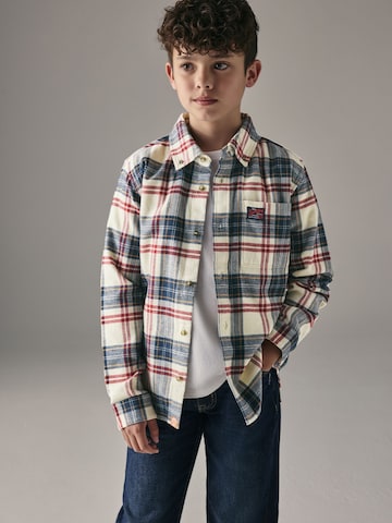 Coupe regular Chemise Superdry en blanc : devant