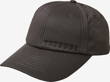 THE ODDS Hætte 'Baseball Cap / alphabet' i sort: forside