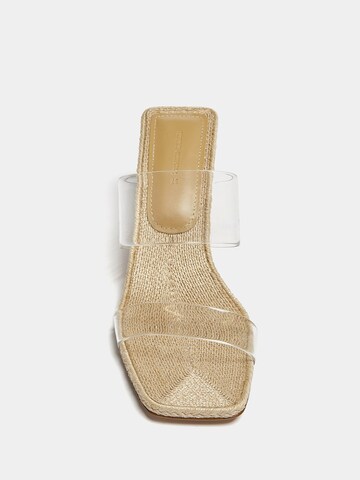 Pull&Bear Pantolette in Transparent