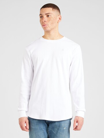 G-Star RAW T-shirt 'Lash' i vit: framsida