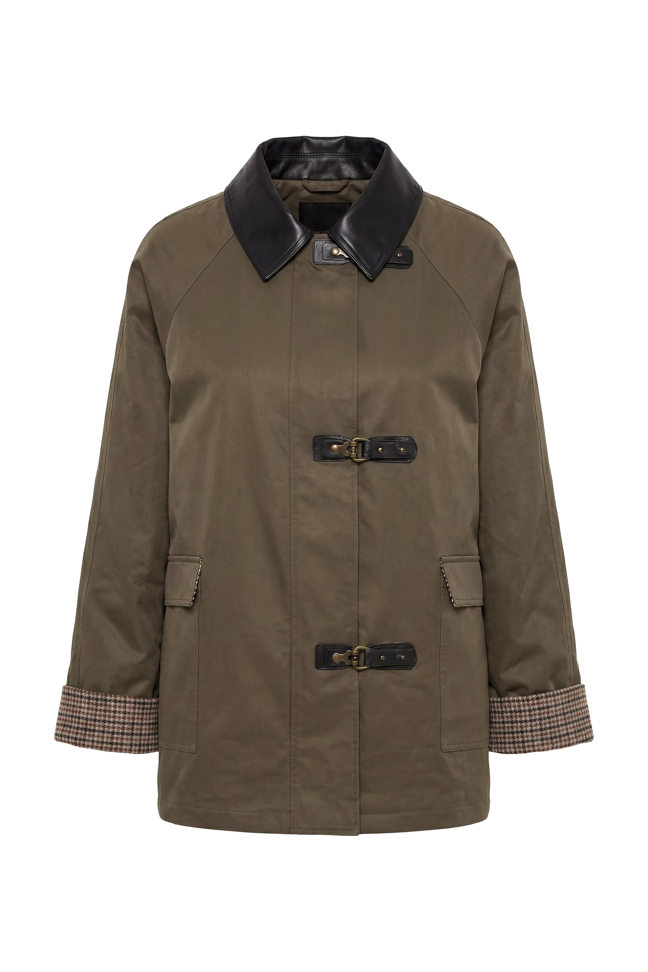 Ulla Popken Weatherproof jacket in M-L in Green, Item view