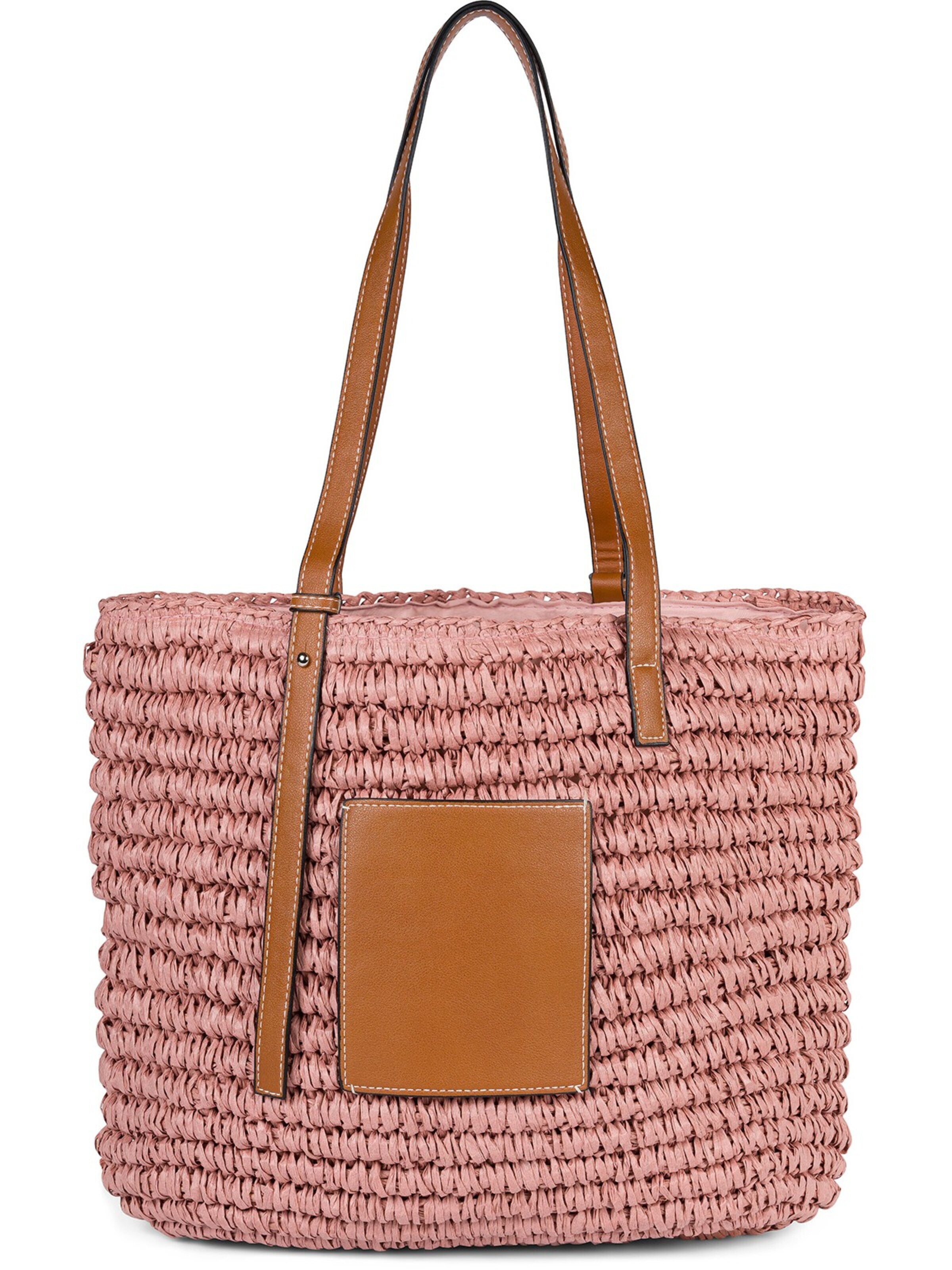 styleBREAKER Shopper‌‌‌‌‌‌‌‌‌ in Pink: Vorderseite