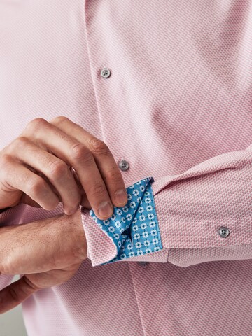 Next Slim fit Button Up Shirt in Pink