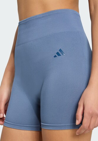 ADIDAS PERFORMANCE - Skinny Pantalón deportivo 'Essentials' en azul