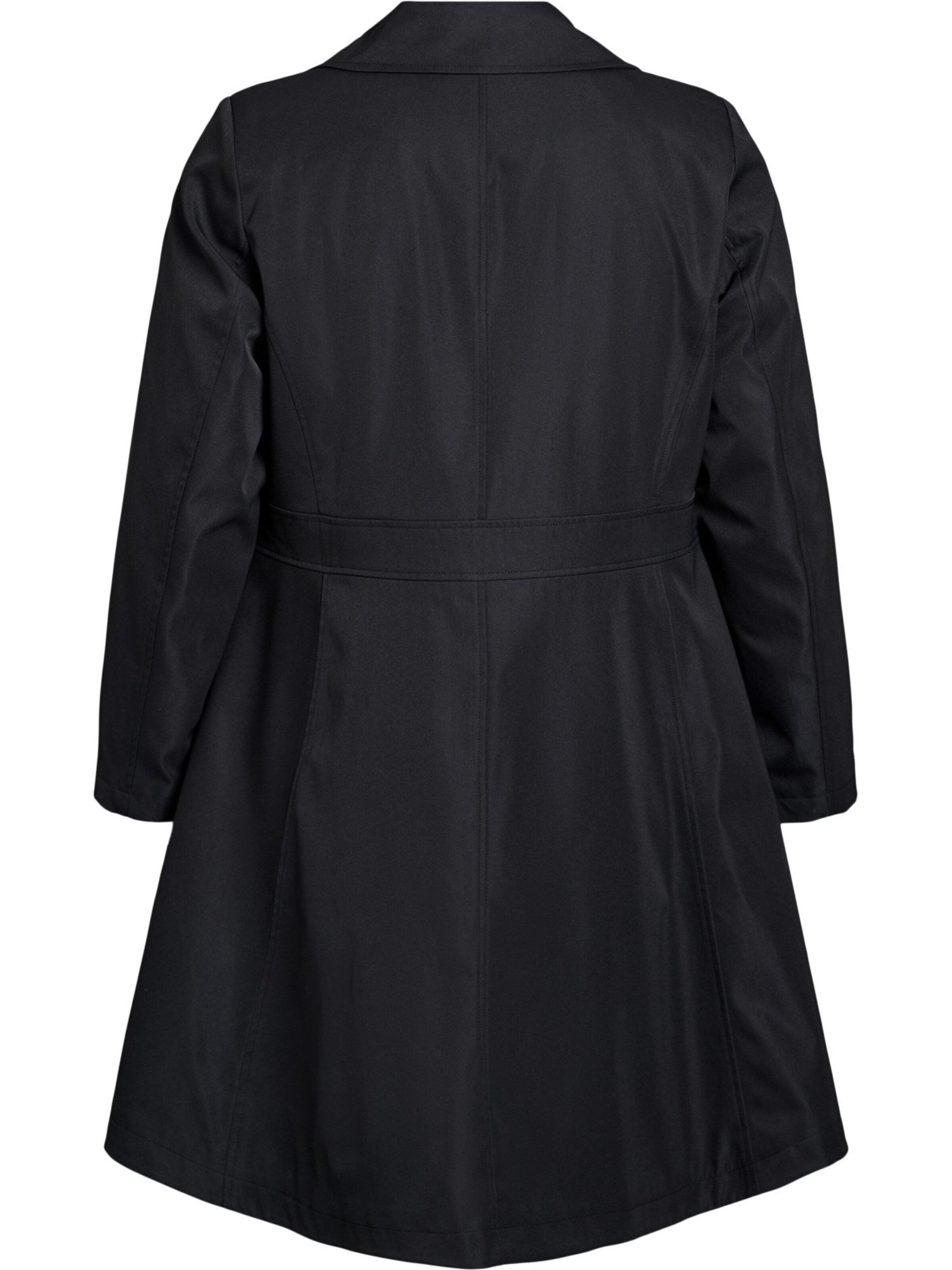 Zizzi Prechodný kabát 'MBina' - Čierna