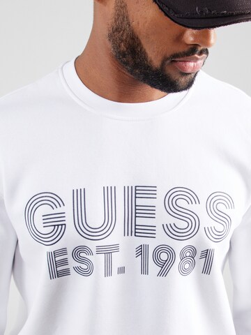Felpa 'BEAU' di GUESS in bianco