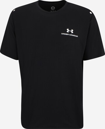 UNDER ARMOUR Funktsionaalne särk 'Rush Energy', värv must: eest vaates