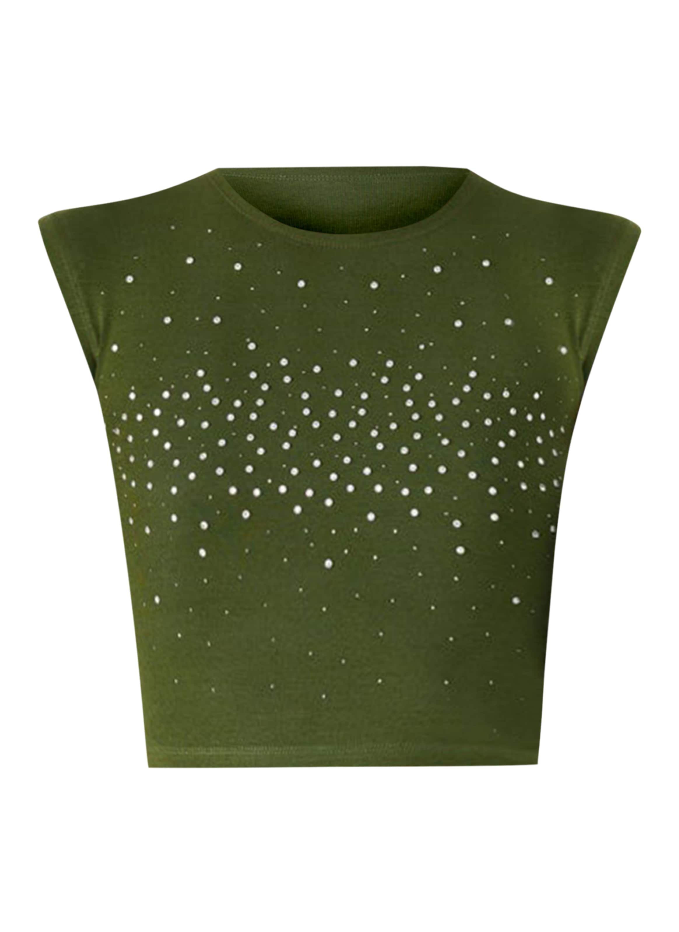 No Matter What Top in Groen: voorkant