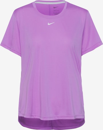 NIKE Performance Shirt 'One' in Purple: front