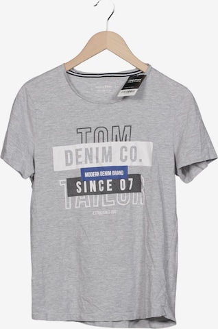 TOM TAILOR DENIM T-Shirt 7XL in Grau: Vorderseite