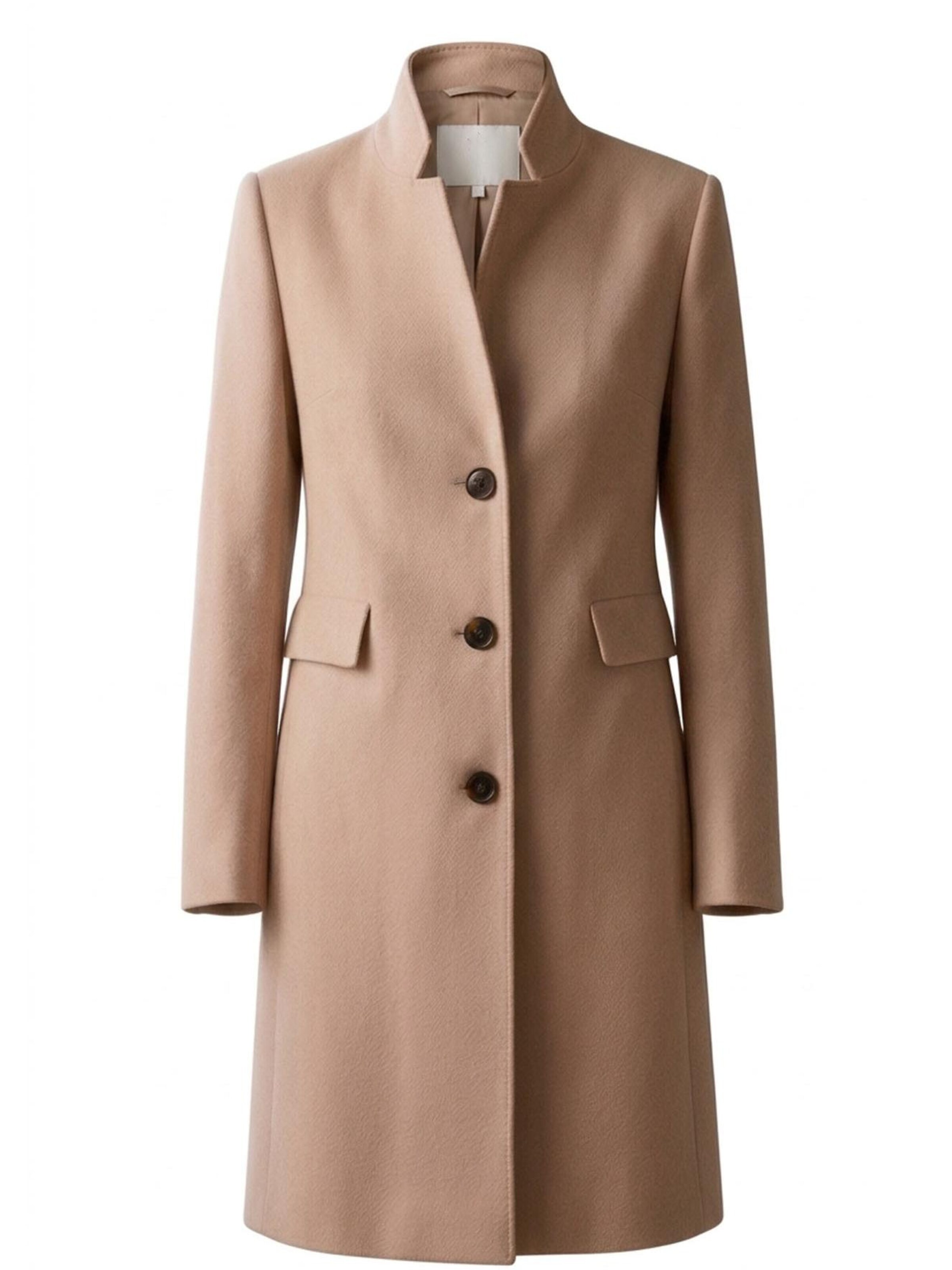 Manteau d’hiver Il Lanificio en beige : devant