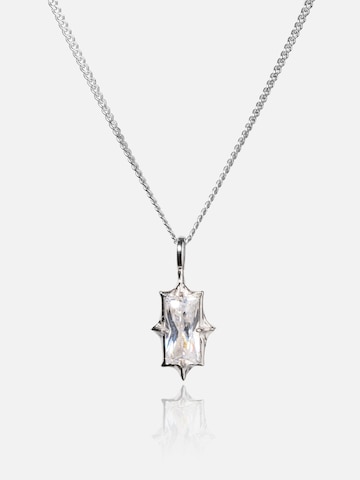 warpedsense Necklace 'Prisma' in Silver: front