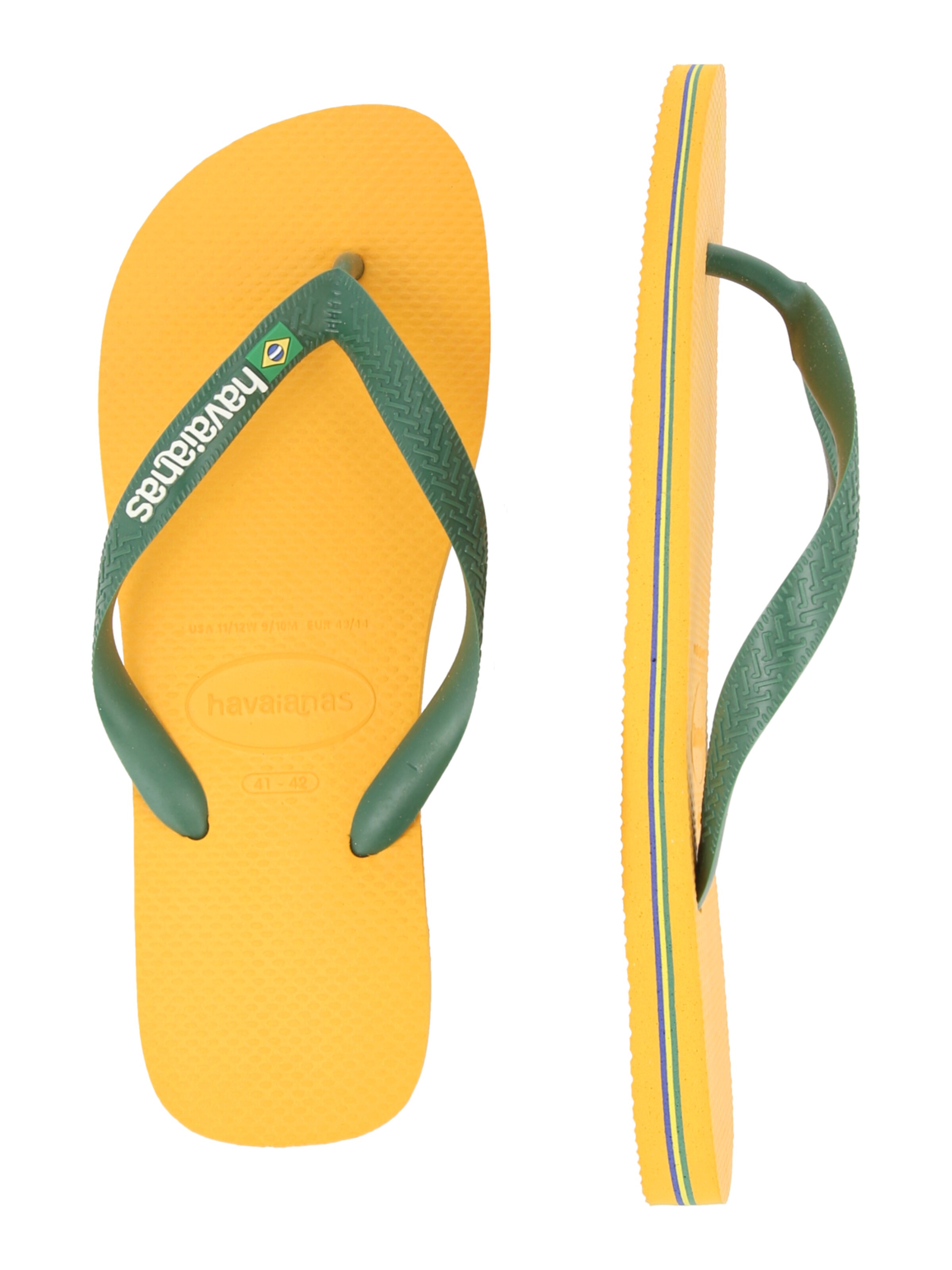 HAVAIANAS Teenslipper 'BRASIL' in Geel