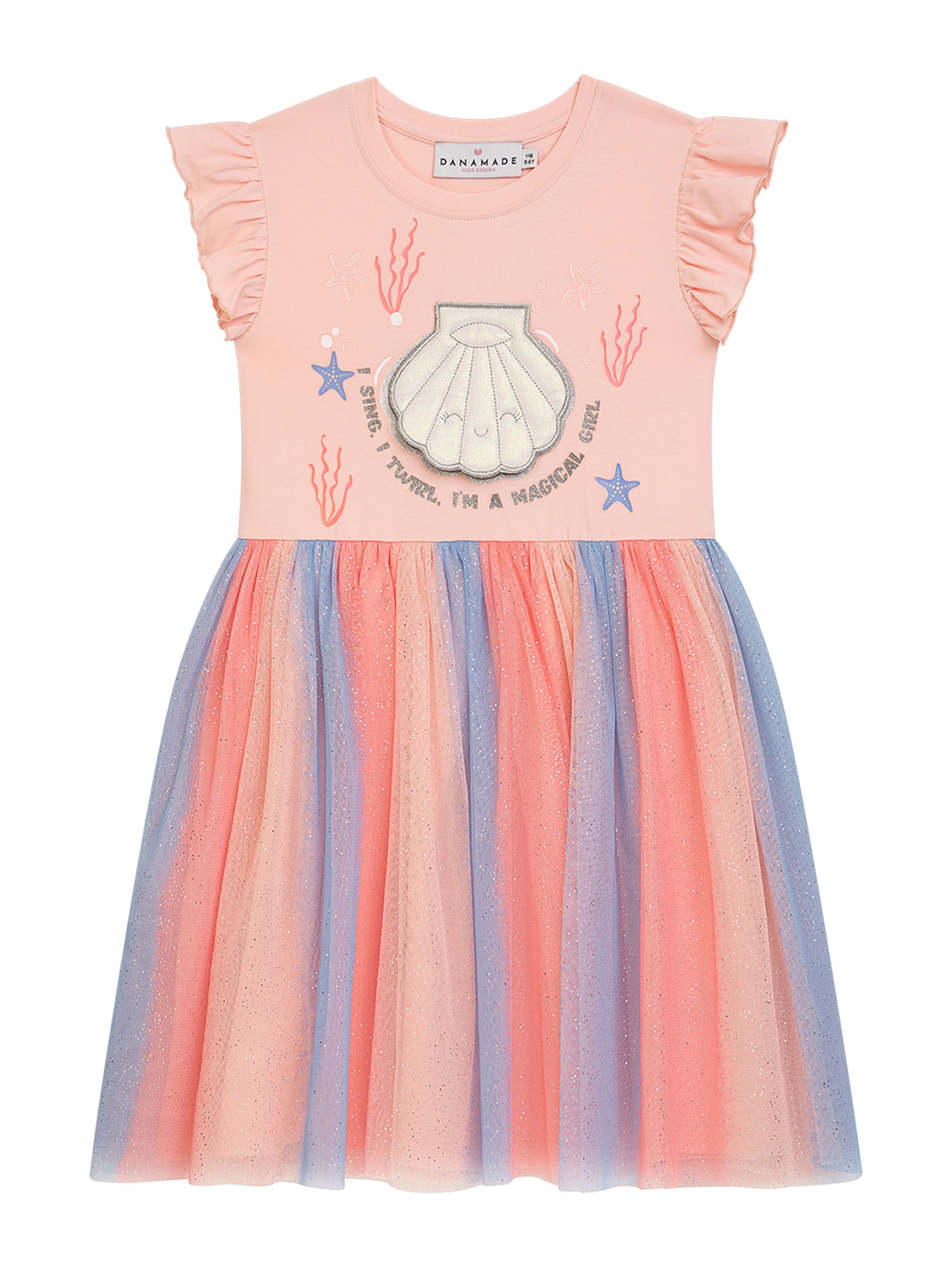 Danamade - Vestido en naranja: frente