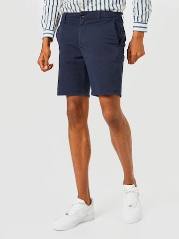 minimum Regular Broek 'Django' in Blauw: voorkant