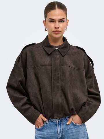 Veste mi-saison 'ONLMoon-Stina' ONLY en marron : devant
