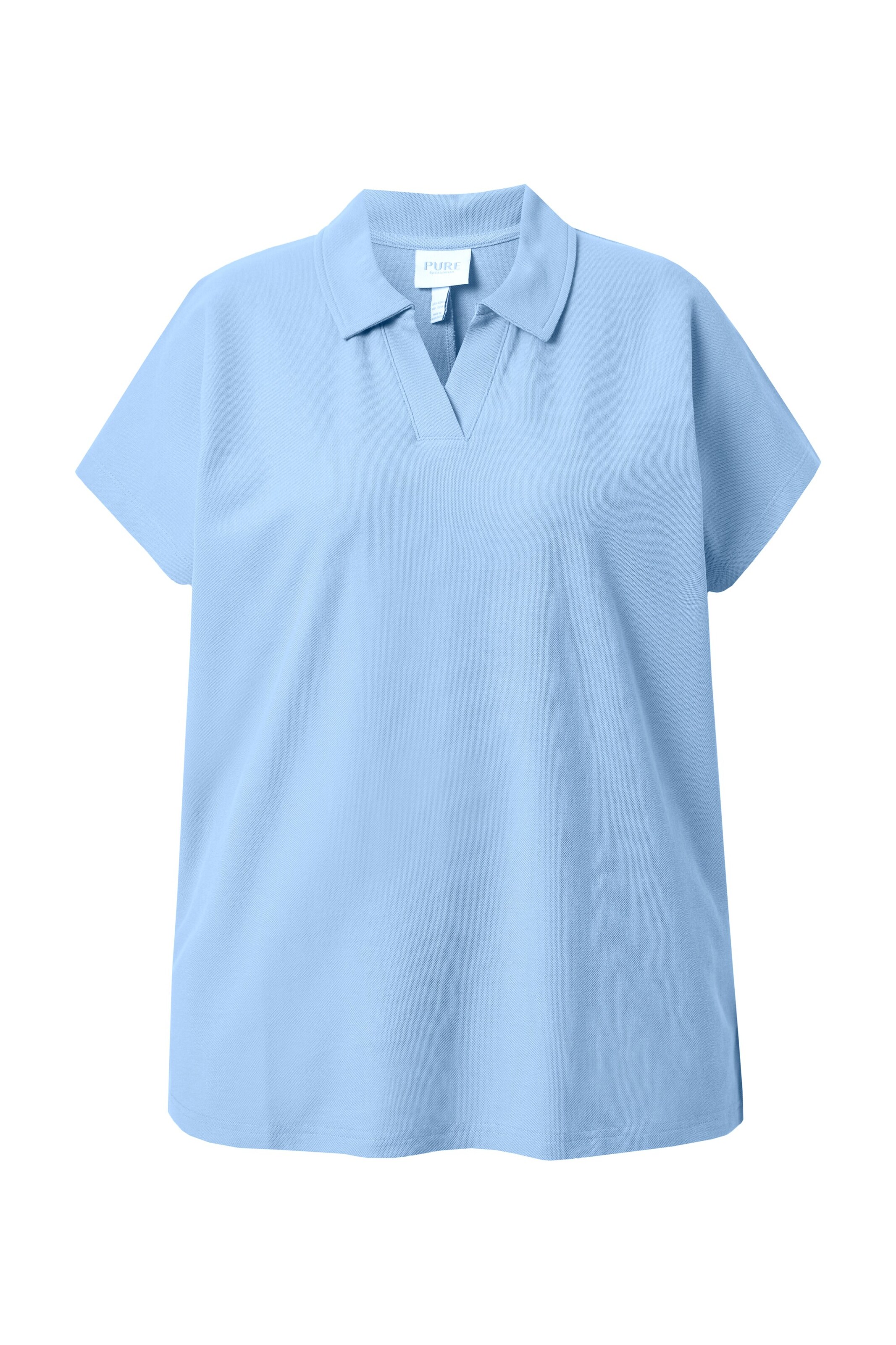 Ulla Popken Shirt in Blauw: voorkant