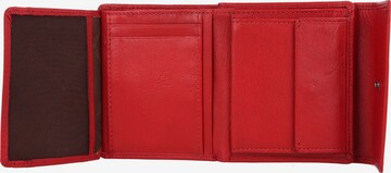 Braun Büffel Wallet in Red