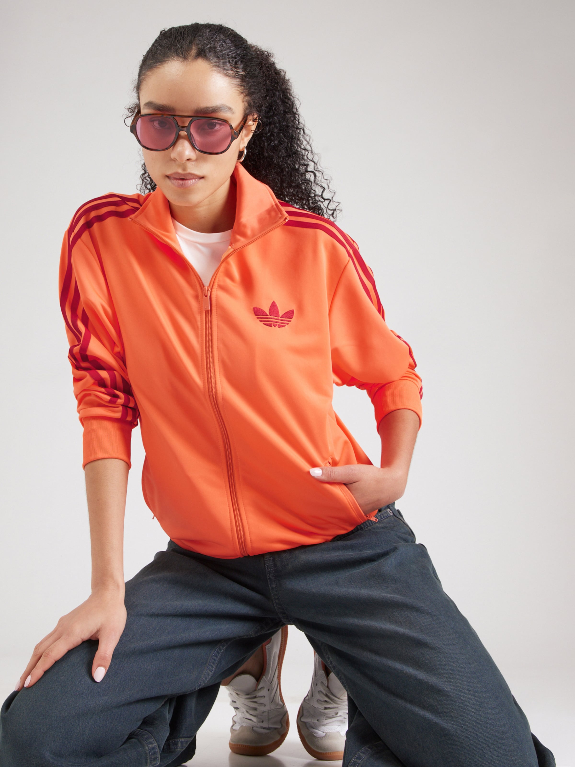 adidas originals tracksuit orange