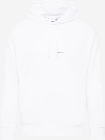 Calvin Klein كنزة رياضية بلون أبيض: الأمام