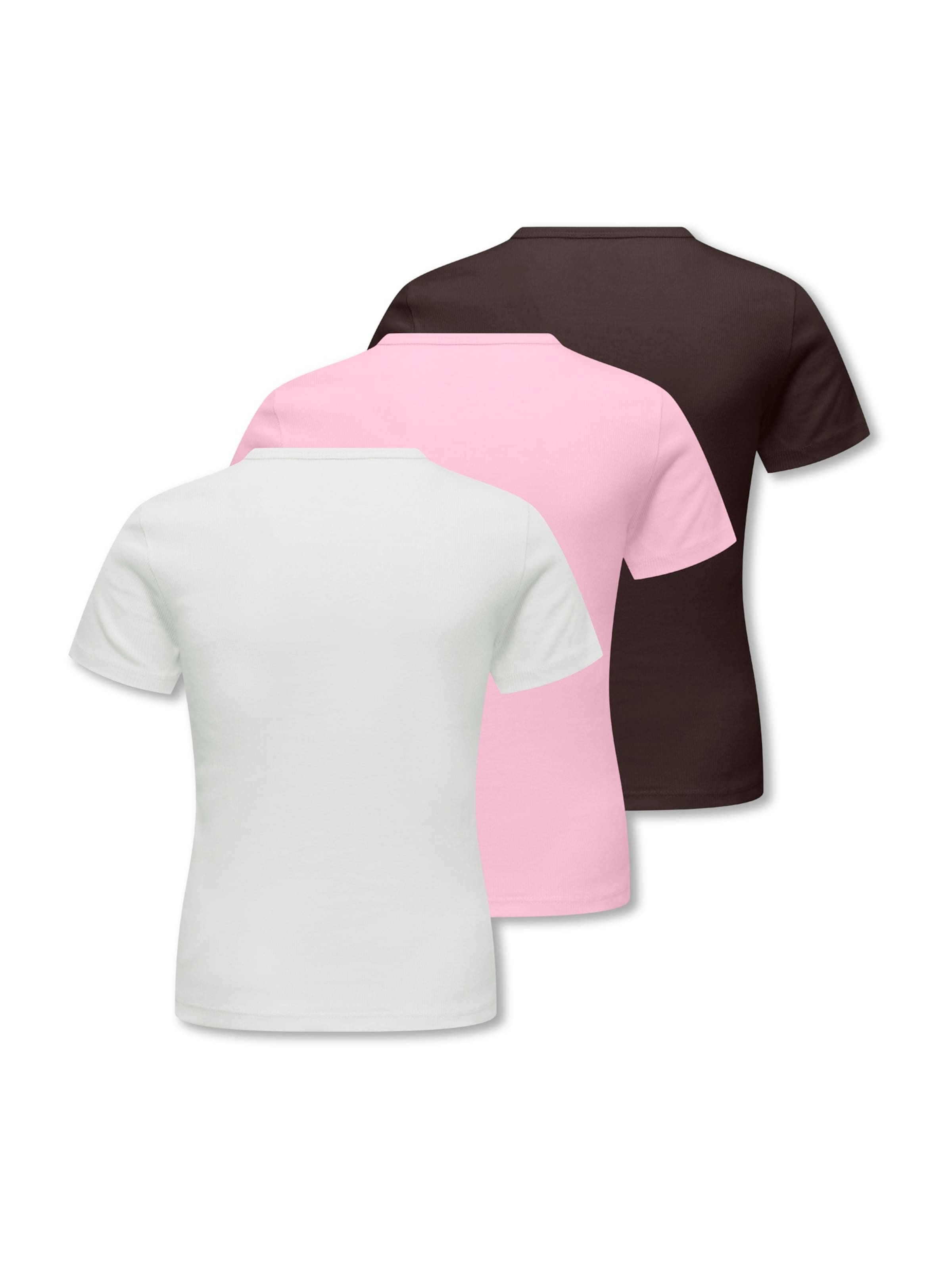 ONLY GIRLS - Camiseta 'KOGLUCKY' en marrón