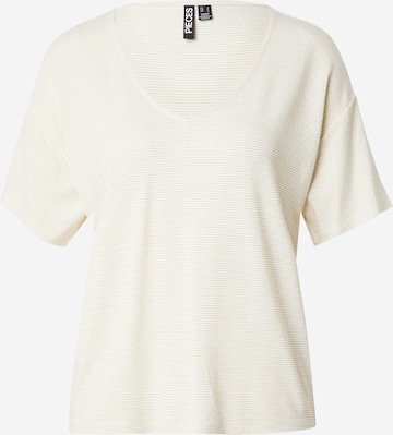 PIECES Shirt 'Billo' in Wit: voorkant