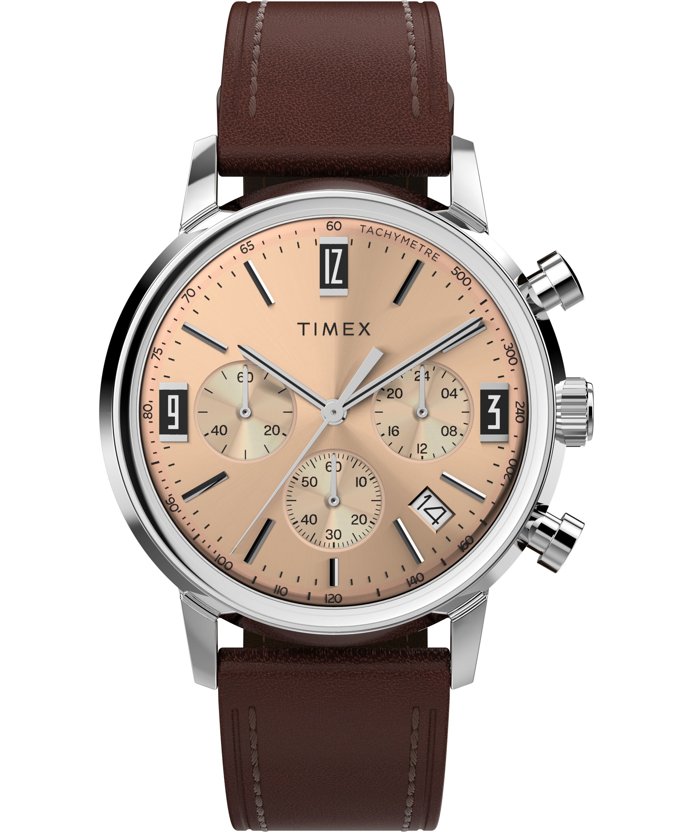 TIMEX Analog Watch in Brown: front