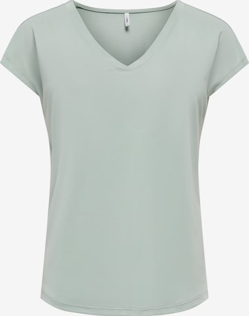 T-shirt 'ONLFREE' ONLY en vert : devant