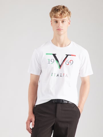 19V69 ITALIA T-Shirt 'Pedro' in Weiß: Vorderseite