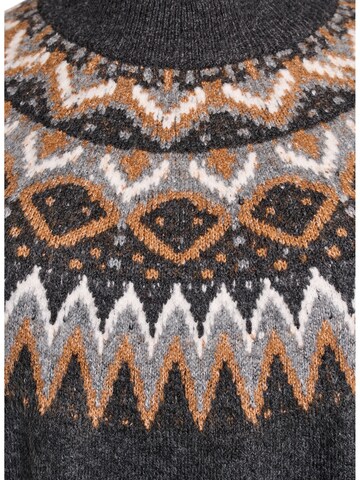 Zizzi Pletena obleka 'Molivia' | siva barva