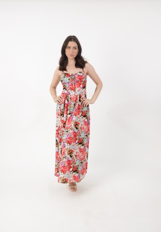 Robe Elara en mélange de couleurs : devant