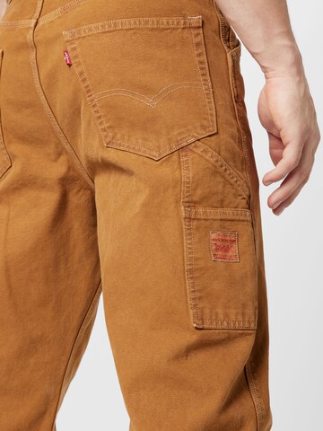 LEVI'S ® Loosefit Jeans '568™ Stay Loose Carpenter' in Braun