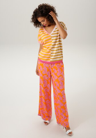 Aniston CASUAL Loose fit Pants in Orange