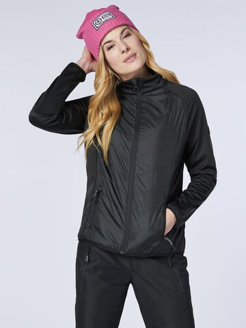 CHIEMSEE Outdoor Jacket in Black: front