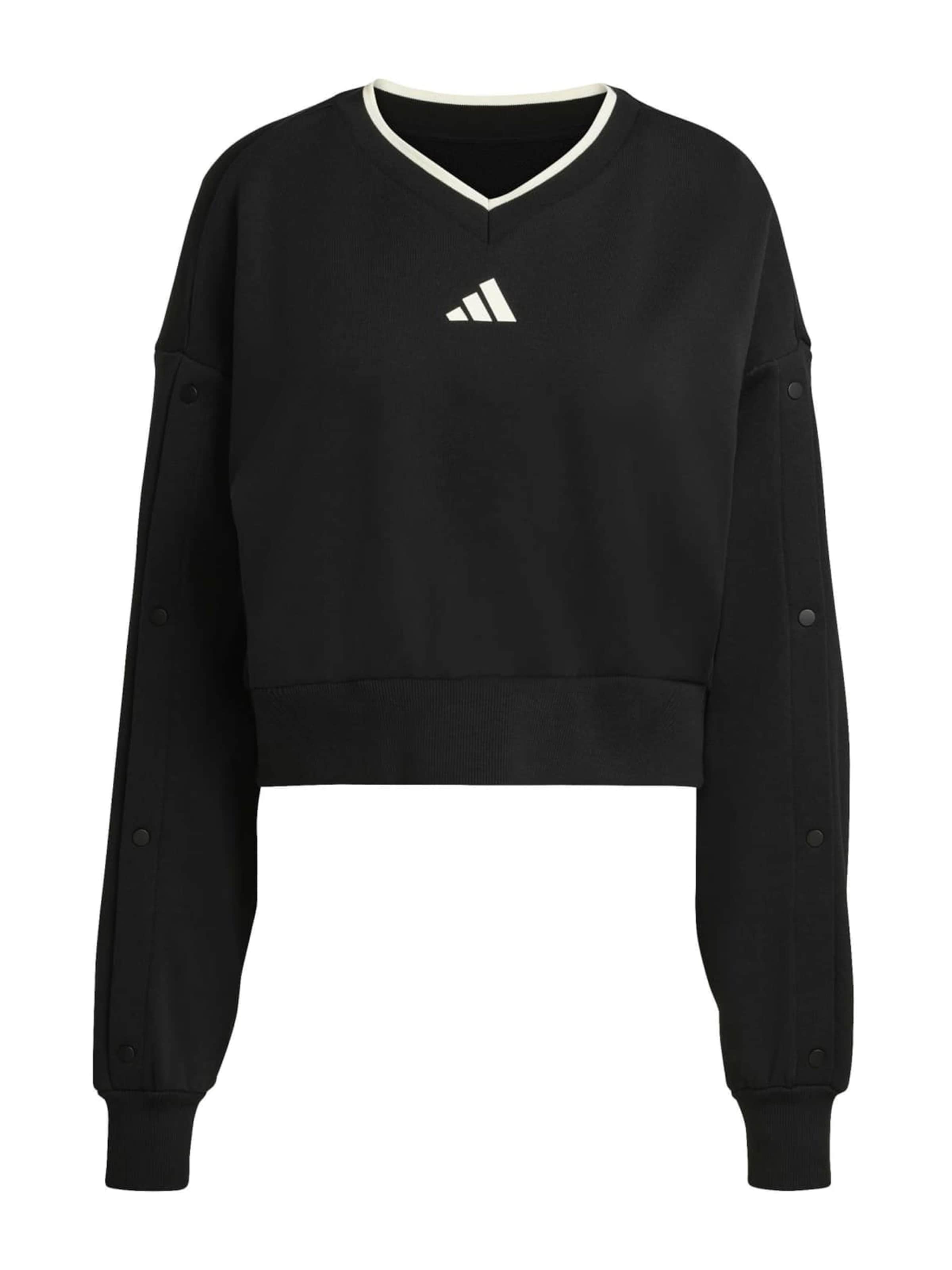 ADIDAS SPORTSWEAR Sportief sweatshirt 'STA SEAS' in Zwart: voorkant