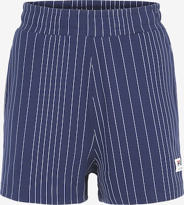FILA Regular Shorts 'TEBRA' in Blau: predná strana
